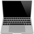 An emoji, depicting a computer monitor and keyboard, representing technology.